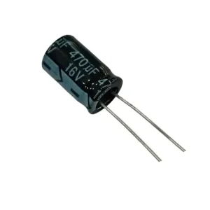 Capacitor electrolítico 470 micro F 16 voltios
