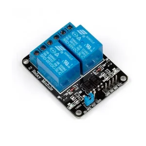 Módulo relé optoacoplado 2 canales 5 vdc